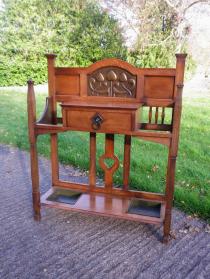 Shapland & Petter Arts & Crafts Oak Stick Stand