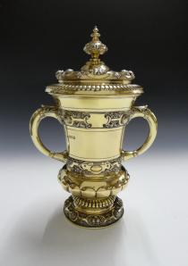 Mappin & Webb Silver Gilt Cup & Cover